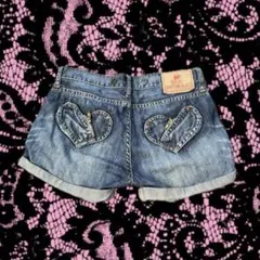 k*o様 00s y2k 平成ギャル 姫ギャル グランジ ショートパンツ ジーパ