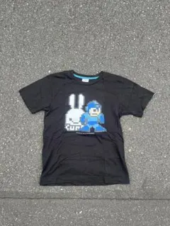 【完売品】CUNE キューン ブラック Tシャツ ロックマン うさぎ コラボのサムネイル