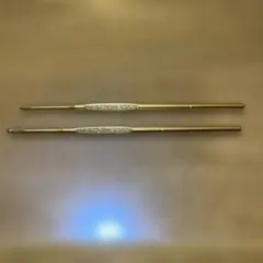 クロバー ゴールド かぎ針 2本セット 3号　5号