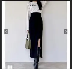 GRL レイヤードスリットタイトスカートのサムネイル