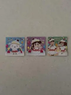 クレヨンしんちゃん 20周年 チョコビシール ステッカー 3種セット