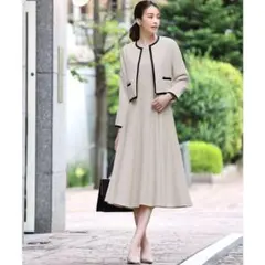 バイカラー　ワンピース　セットアップ　入学式