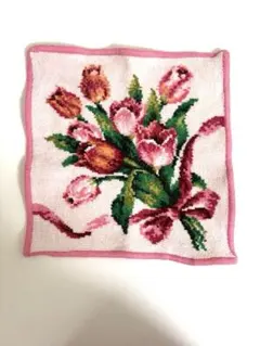 フェイラー　チューリップ柄　ハンカチ