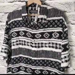美品■GIANFRANCO RUFFINI 80s90s ヴィンテージ半袖シャツ