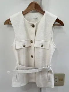 2026年最新】zara ツイード ジレの人気アイテム - メルカリ