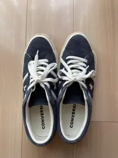 CONVERSE ネイビー スエード スニーカー