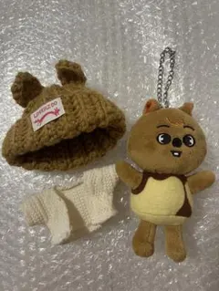 straykids skzoo プリンバッグチャーム　ハンクオッカ　ニット帽　服