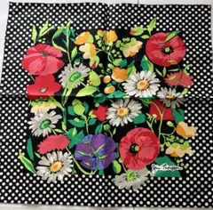 スカーフ　ハンカチ　バンダナ　ジム・トンプソン　100%タイシルク