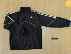 adidas ブラック ウィンドブレーカー150cm