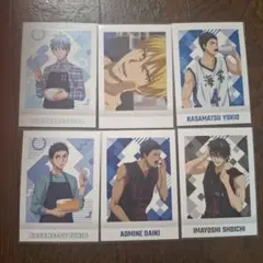 黒子のバスケ ぱしゃこれ キャラクターカード6点セット 黒子テツヤ 青峰大輝など