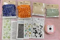 リボン ラインストーンシール まとめ売り