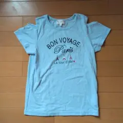 試着のみ マザウェイズ肩見せTシャツ140cmのサムネイル