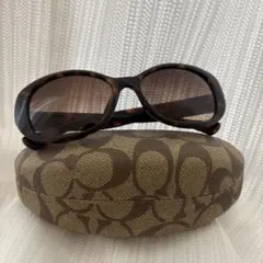 【新品、未使用品】COACH サングラス べっ甲柄 ブラウンのサムネイル