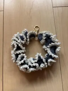 スマホストラップ フリル ハンドメイド