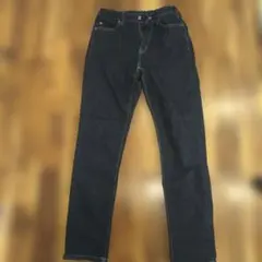 UNIQLO ユニクロ160cm ウルトラストレッチソフトジーンズ　ファスナー付