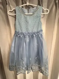 ピアノ　発表会　ライトブルー フォーマルドレス