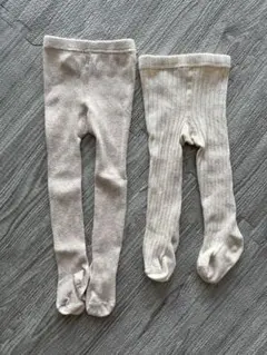 【着用1回】ZARA ベビータイツ 6-12ヶ月 2点セット