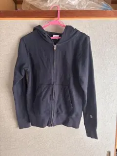 Champion ネイビー ジッパーパーカー