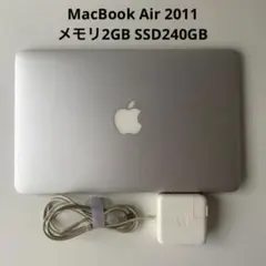 MacBook Air 2011 A1370 SSD 240GB 初期化済みのサムネイル