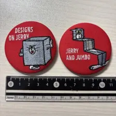 トムとジェリー 刺繍缶バッジ セット