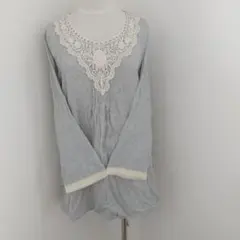 大きいサイズ3L かぎ編みチュニック