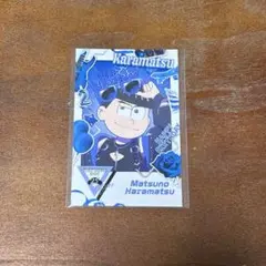 おそ松さん カラ松 チェキ風カード ウェルカムパーティー バースデー