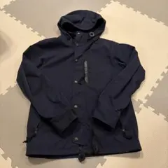 ネイビー フード付き ナイロンジャケット