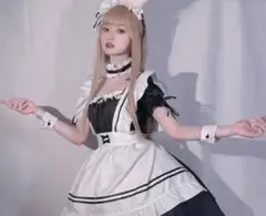 メイド服 6点セット ロリータ 仮装 イベント コスプレ クラシック や10