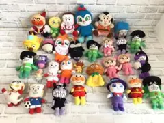 値下げ中】アンパンマン ぬいぐるみ 33体セット - メルカリ