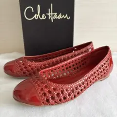 Cnle Haan フラットシューズ 赤／23㎝ エナメル+レザーメッシュのサムネイル