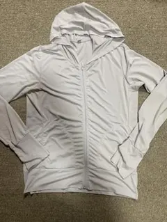 UNIQLO フルジップパーカー M ライトグレー