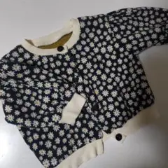 韓国　花柄カーディガン 80 セレクトショップ