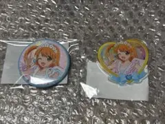 キャラクター缶バッジとアクリルスタンドセット