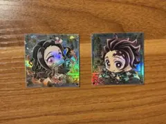 鬼滅の刃 ホログラムステッカー レア 2枚セット