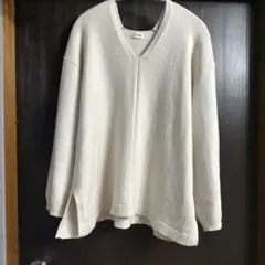 LEPSIM アイボリー Vネック ニット