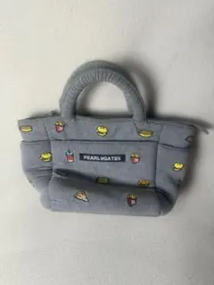 美品】PEARLY GATES ケーブルニットカートバッグ マルチカラー - メルカリ