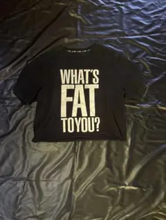 FAT SKINNY Tシャツ ブラックのサムネイル