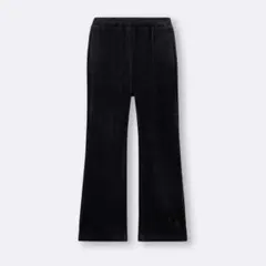 GU 女の子用フレアパンツ ブラック　140