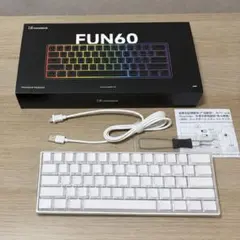 MonsGeek FUN60 Pro SP 英語配列 有線モデル ホワイト