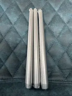 シルバーキャンドル 3本セット 約25cm