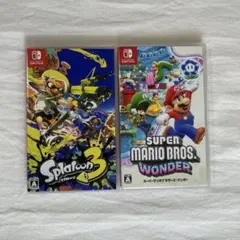 スプラトゥーン3とスーパーマリオブラザーズワンダーセット