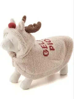 ジェラートピケ キャットアンドドッグ ベビモコ トナカイケープ