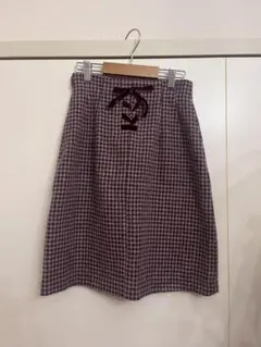 proportion 千鳥格子柄 タイトスカート