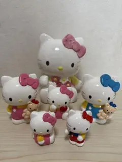 ☆激レア☆ハローキティ☆貯金箱 七福神☆レトロ☆3点セット - メルカリ