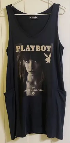 HYSTERIC GLAMOUR PLAYBOY タンクトップ　ブラックのサムネイル