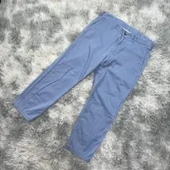 UNIQLO ✨ ユニクロ クロップドパンツ 【L】 ブルー