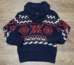 【美品！ポロ ラルフローレン】カウチンセーター 3T 100〜110サイズ程度