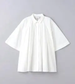 UNITED ARROWS ホワイト五分袖シャツ