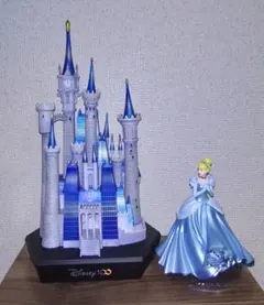 Happyくじ A賞 シンデレラ城&シンデレラ　フィギュアセット 開封品
