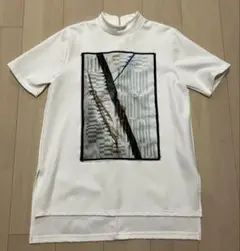 【未使用】UN3D.24年モデル　ランダムピクセルTシャツ 白 38
